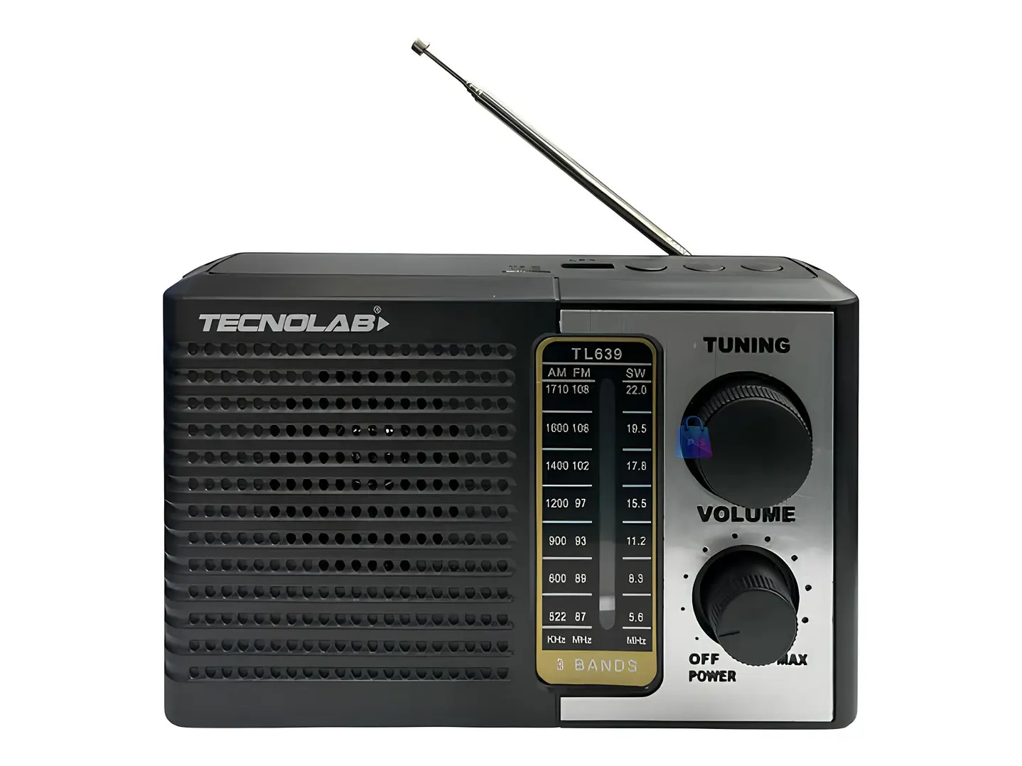 Radio Portátil AM FM SW USB TF Recargable - PS 1