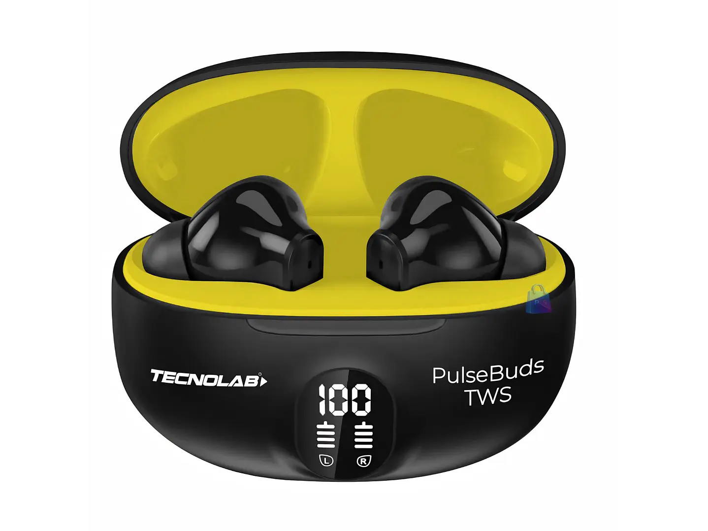 Audífonos TWS Bluetooth Touch USB-C Visor LED Colores - PS 1