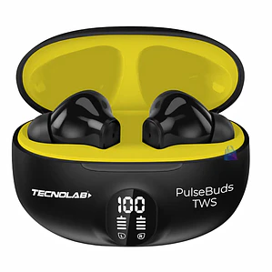 Audífonos TWS Bluetooth Touch USB-C Visor LED Colores - PS