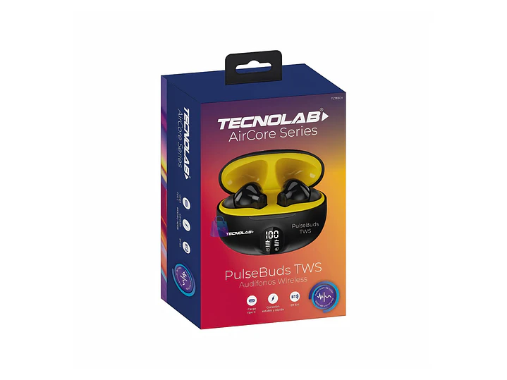 Audífonos TWS Bluetooth Touch USB-C Visor LED Colores - PS 2