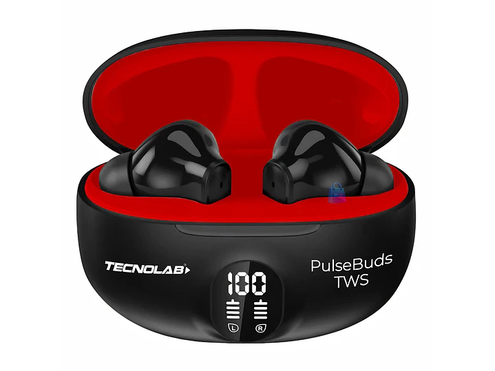 Audífonos TWS Bluetooth Touch USB-C Visor LED Colores - PS 3