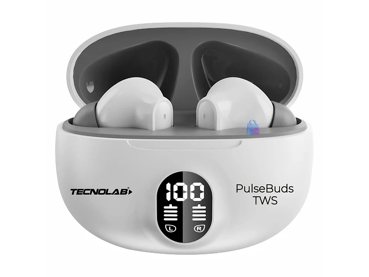 Audífonos TWS Bluetooth Touch USB-C Visor LED Colores - PS 5