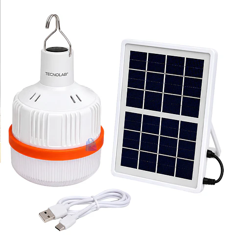 Lámpara Solar Emergencia 80W Recargable USB C LED - PS