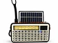 Radio Retro Solar Bluetooth FM AM USB Linterna Colores - PS - Miniatura 5