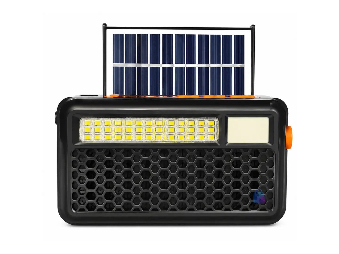 Radio Retro Solar Bluetooth FM AM USB Linterna Colores - PS 1