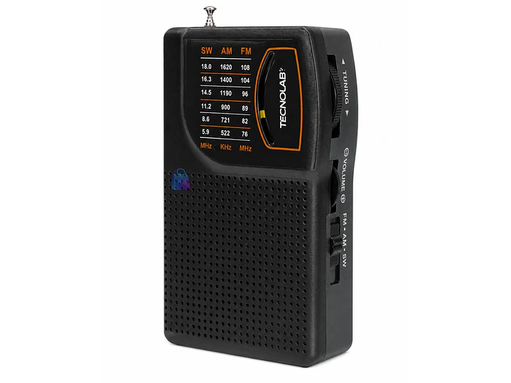 Radio Portátil FM Recargable USB-C Mini de Bolsillo - PS 1