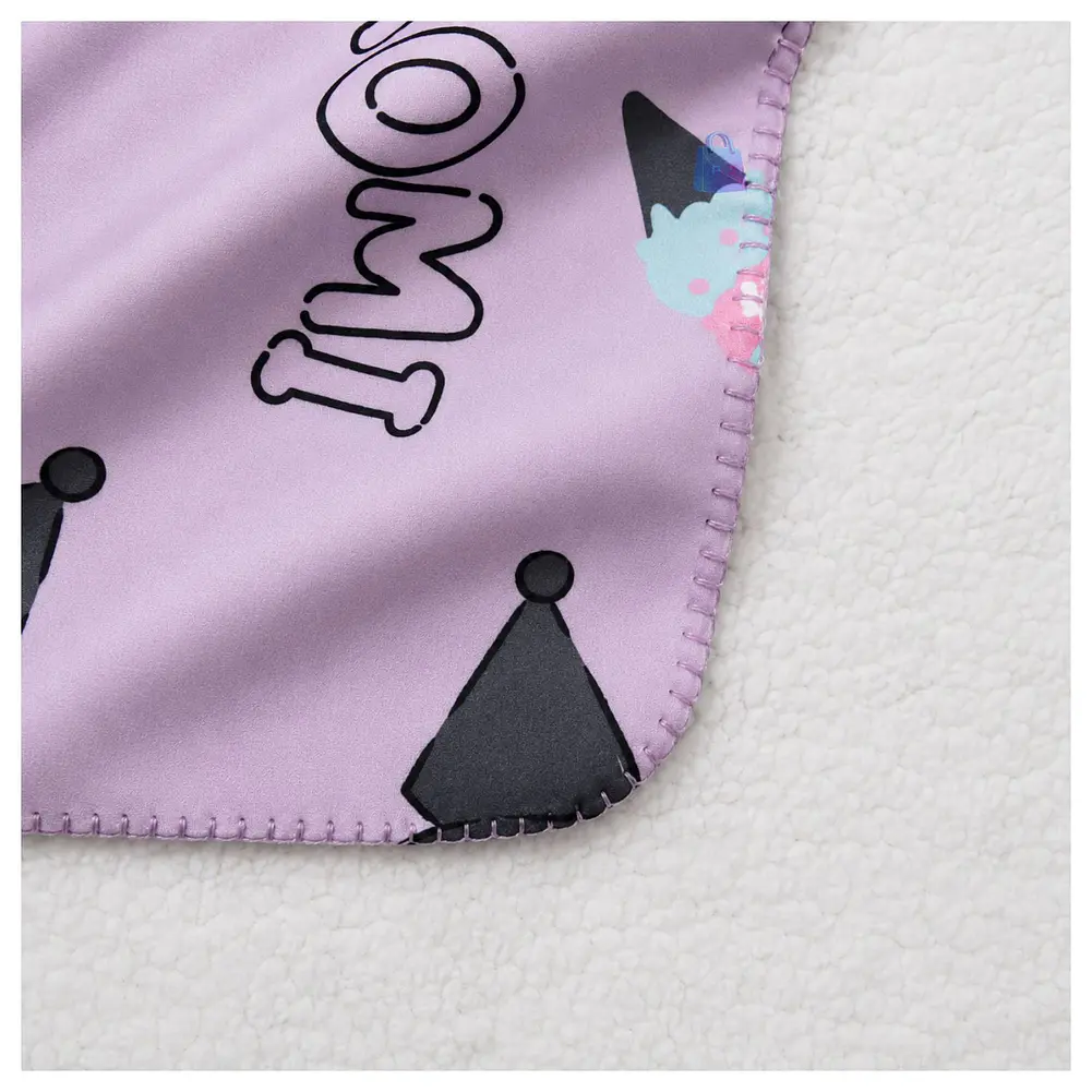 Manta Polar Sherpa Diseño Kuromi 127x152cms Suave - PS 3