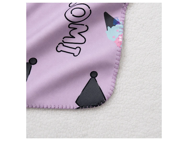 Manta Polar Sherpa Diseño Kuromi 127x152cms Suave - PS 3