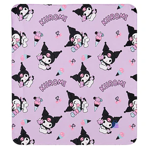 Manta Polar Sherpa Diseño Kuromi 127x152cms Suave - PS