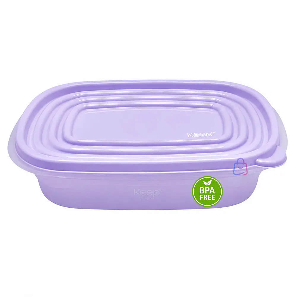 Set 3 Contenedores Herméticos Apilables Keep 950ml - PS 4