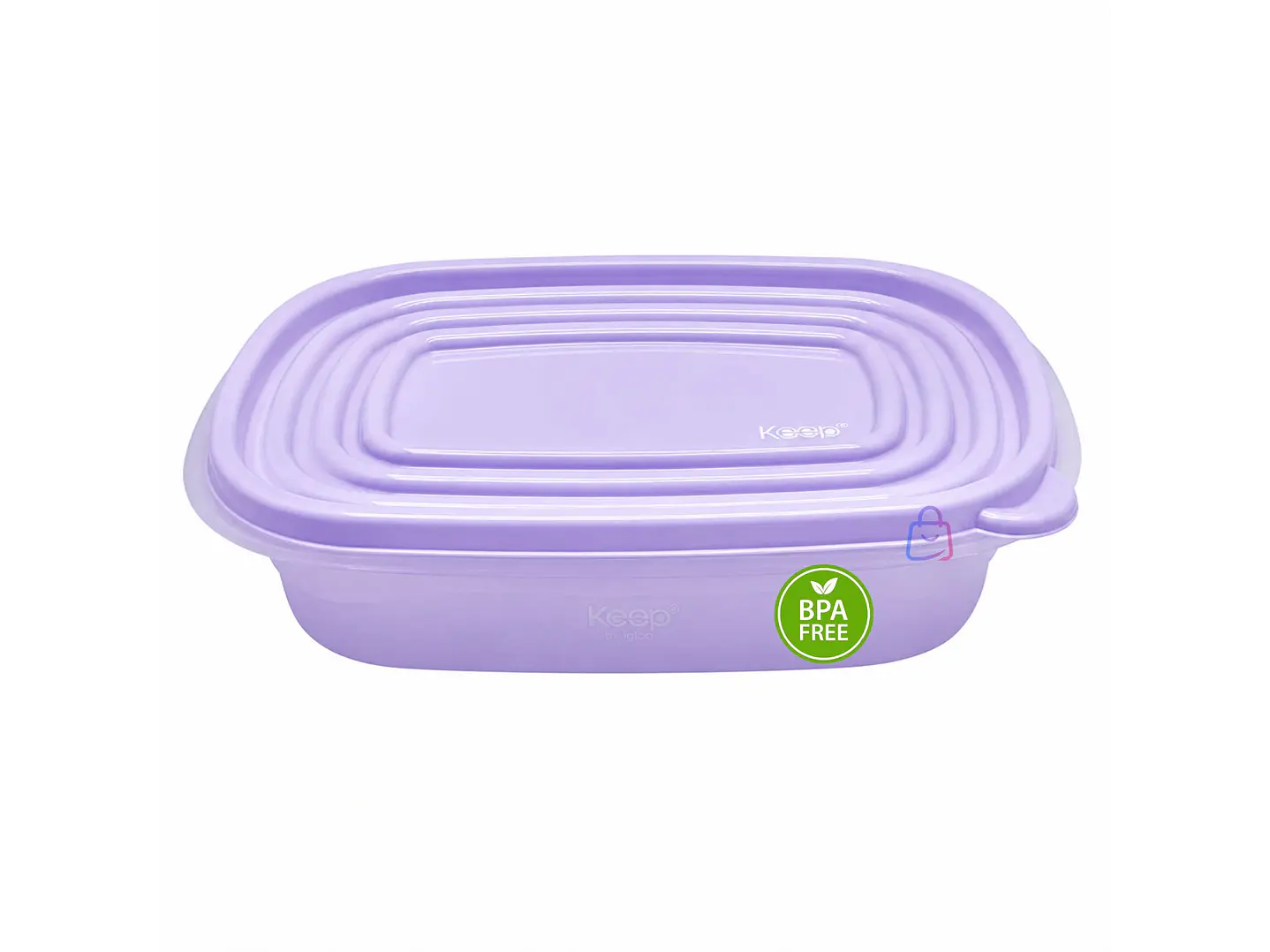 Set 3 Contenedores Herméticos Apilables Keep 950ml - PS 4