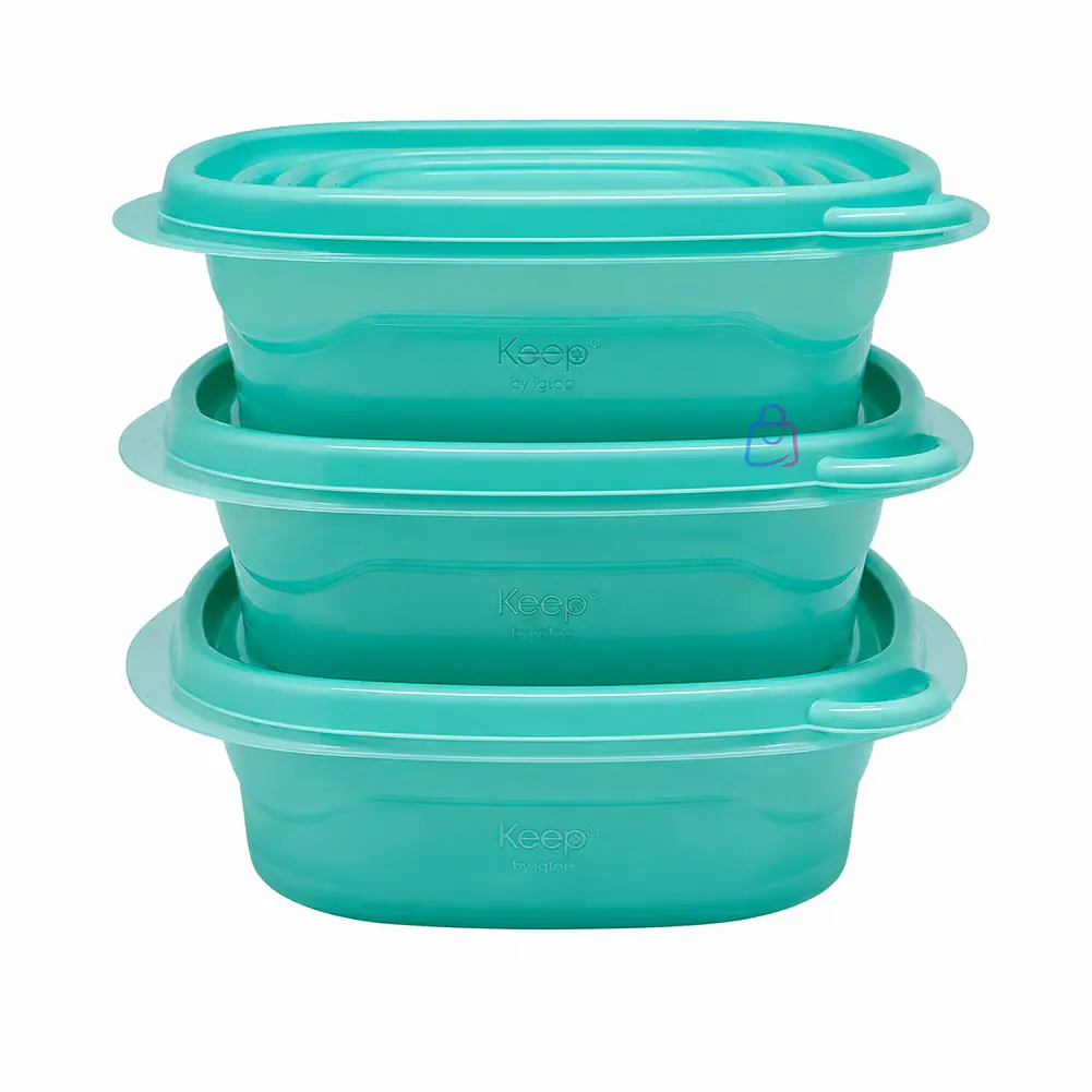 Set 3 Contenedores Herméticos Keep 670ml BPA Free - PS 1
