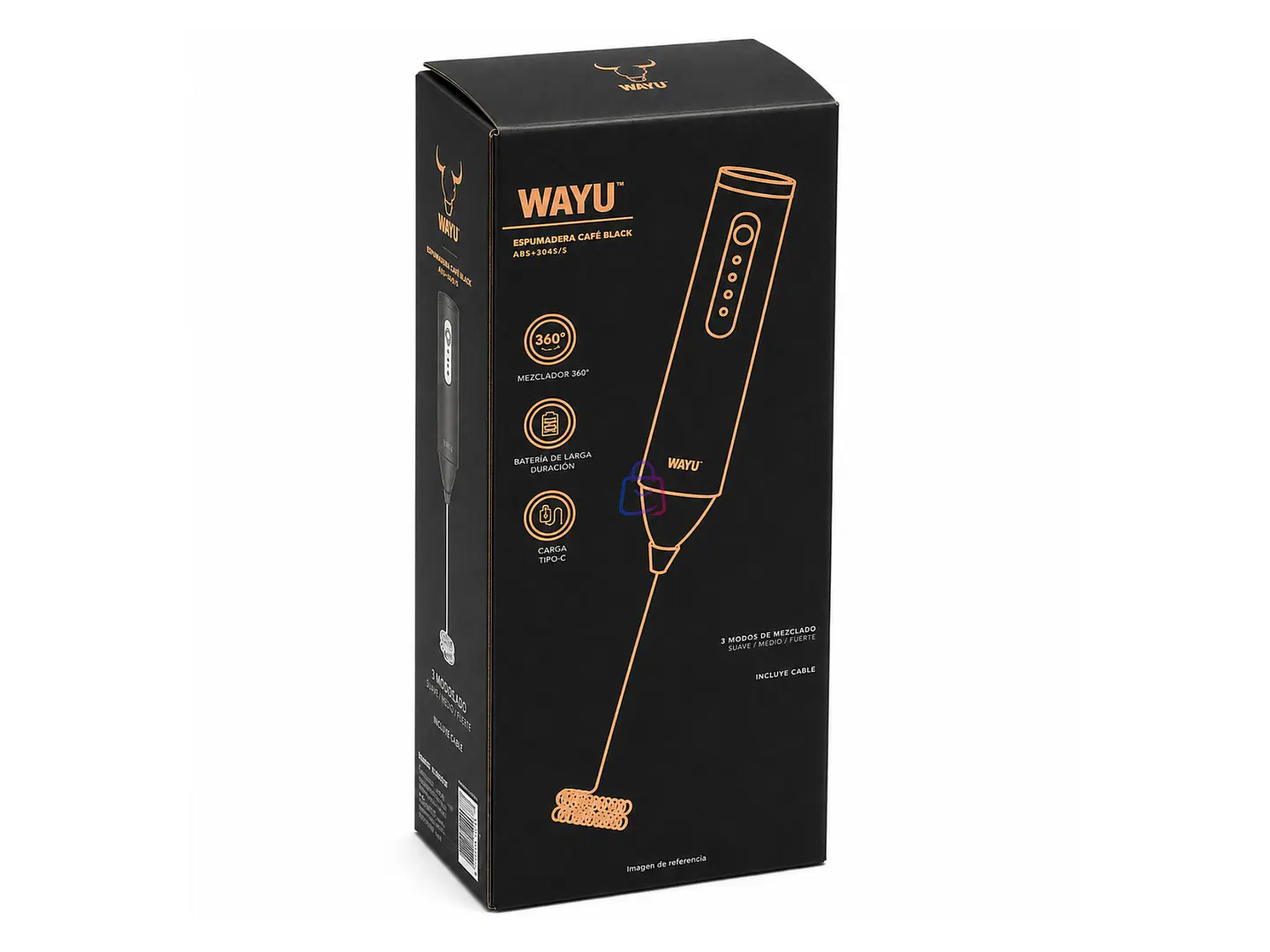 Espumador de Leche WAYU Recargable USB-C - PS 5