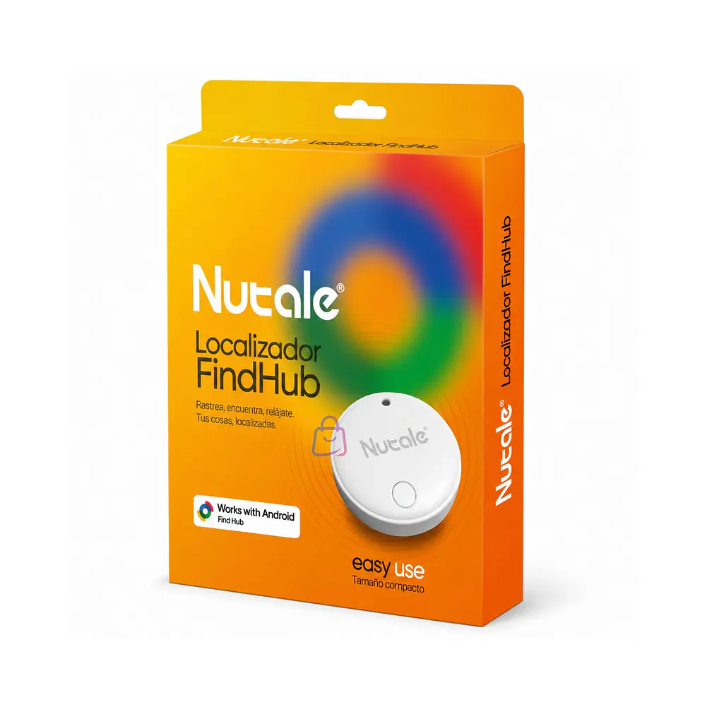 Localizador GPS Nutale FindHub Google + Funda Silicona - PS 4