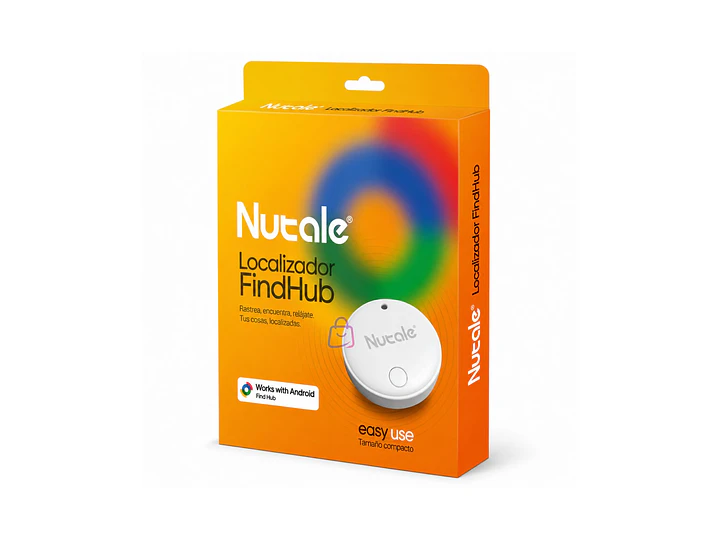 Localizador GPS Nutale FindHub Google + Funda Silicona - PS 4