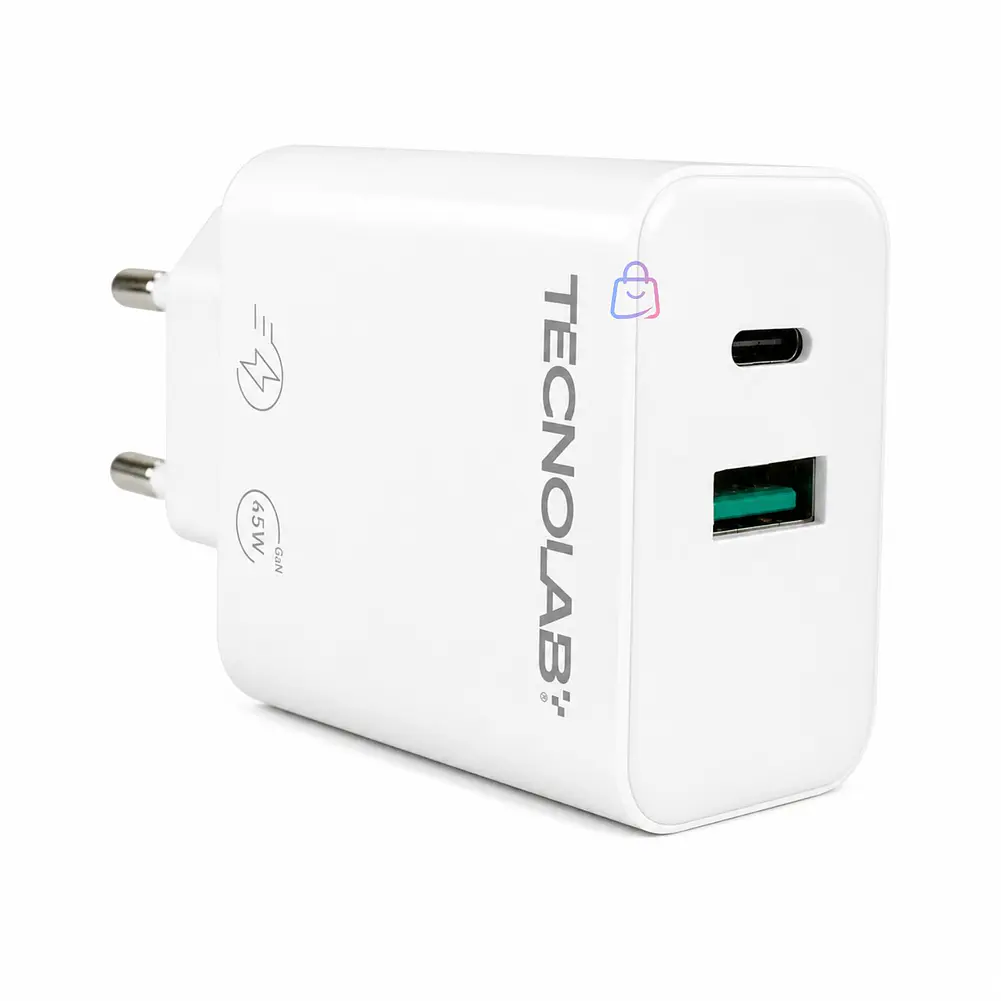 Cargador Rápido PD 45W QC 3.0 USB-C con Cable - PS 2