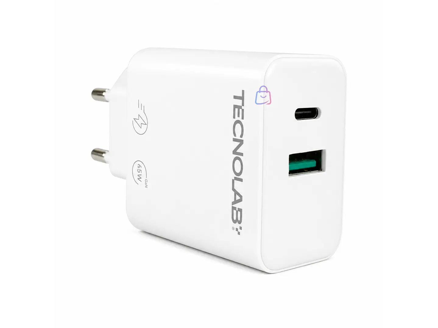 Cargador Rápido PD 45W QC 3.0 USB-C con Cable - PS 2