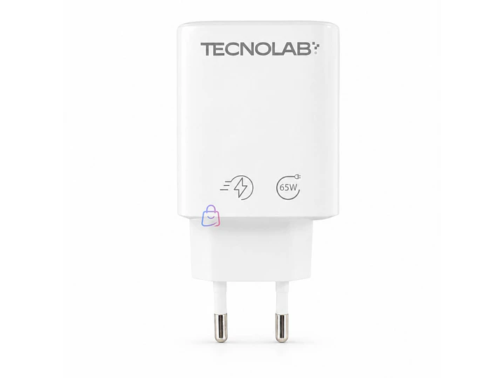 Cargador GaN 65W PD QC3.0 USB-C Cable SEC Blanco - PS 3