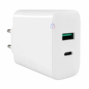 Cargador GaN 65W PD QC3.0 USB-C Cable SEC Blanco - PS