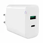 Cargador GaN 65W PD QC3.0 USB-C Cable SEC Blanco - PS - Miniatura 2