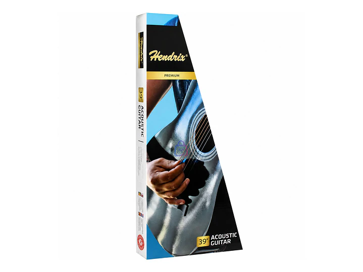 Guitarra 39 Pulgadas Color Sunburst + Funda y Cuerdas - PS 4