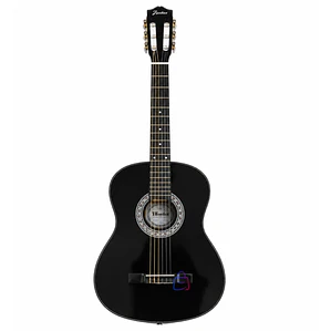 Guitarra Clásica 39 Pulgadas Negra Cuerdas Nylon - PS