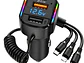 Cargador Auto RGB USB PD 36/65W Cable 3 en 1 - PS - Miniatura 3