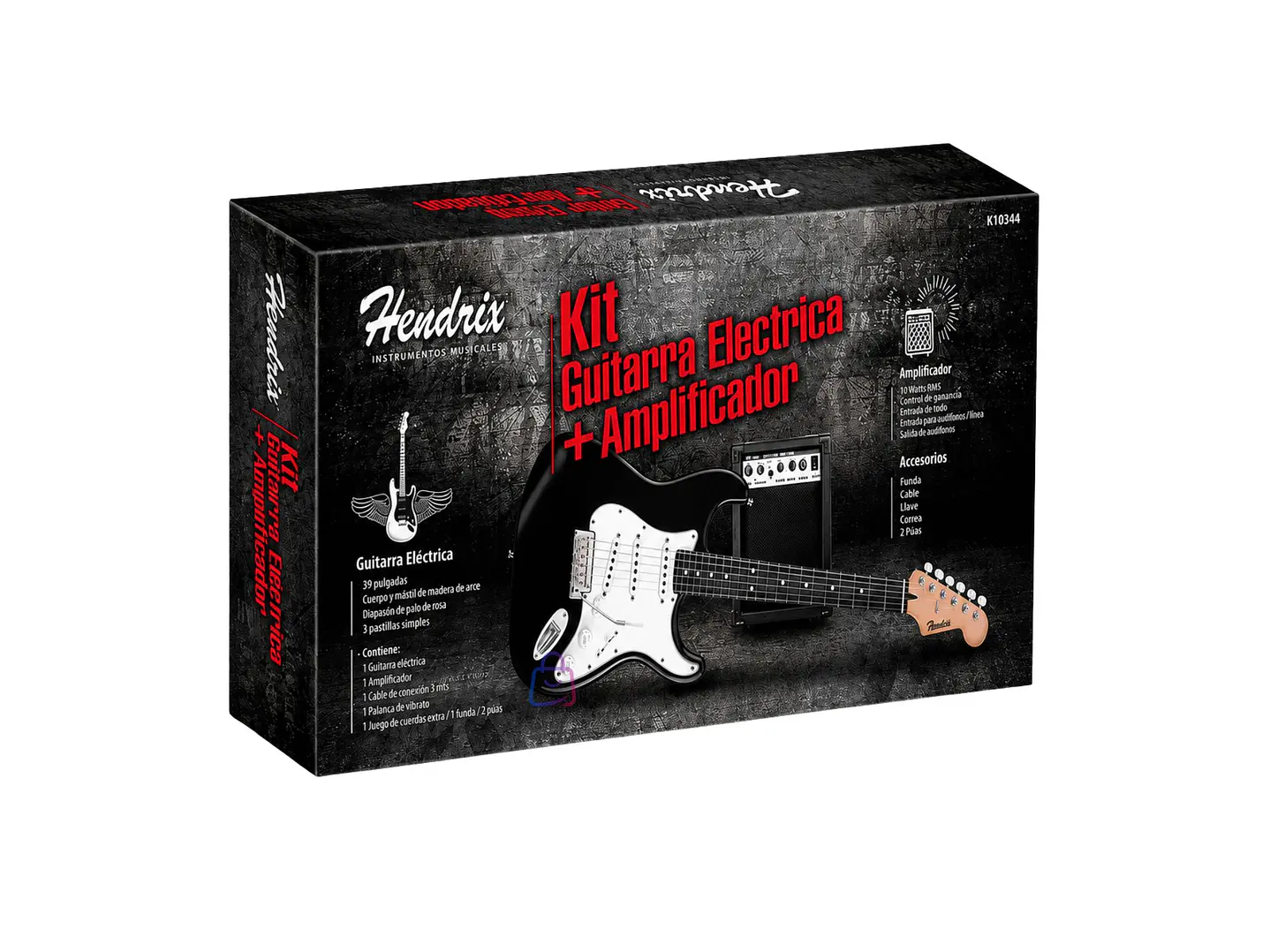 Guitarra Eléctrica 39 Pulgadas Con Amplificador 10W - PS 8