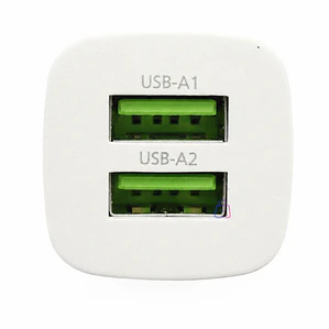Cargador Auto Philips 12V Blanco 2 USB 12W - PS