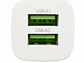 Cargador Auto Philips 12V Blanco 2 USB 12W - PS - Miniatura 2