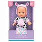 Muñeca Bebé Perfumada Tamaño 23cm Con Pijama De Vaca - PS - Miniatura 1