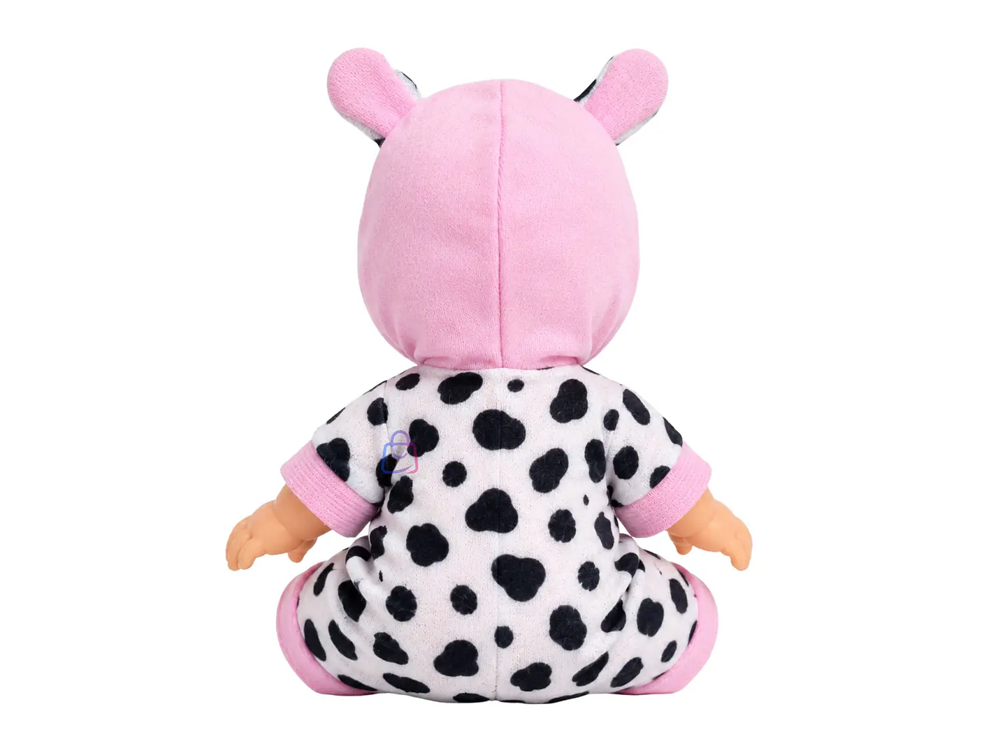 Muñeca Bebé Perfumada Tamaño 23cm Con Pijama De Vaca - PS 3