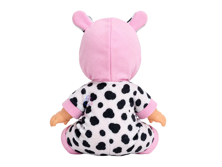Muñeca Bebé Perfumada Tamaño 23cm Con Pijama De Vaca - PS 3