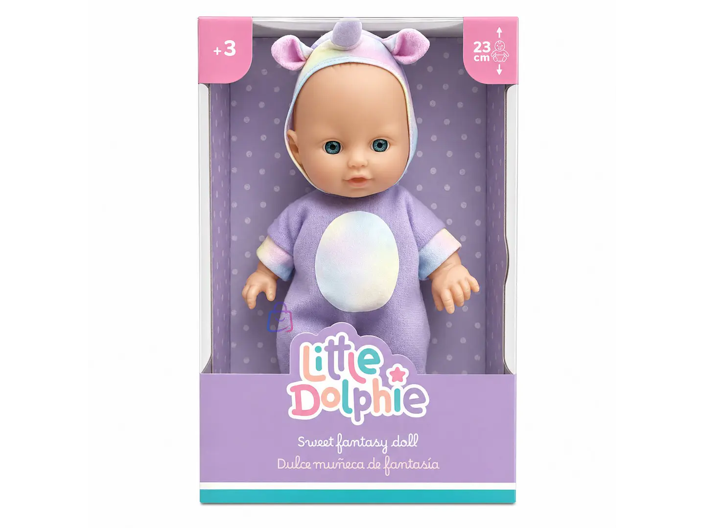 Muñeca Bebé Perfumada Tamaño 23cm Pijama De Unicornio - PS 1