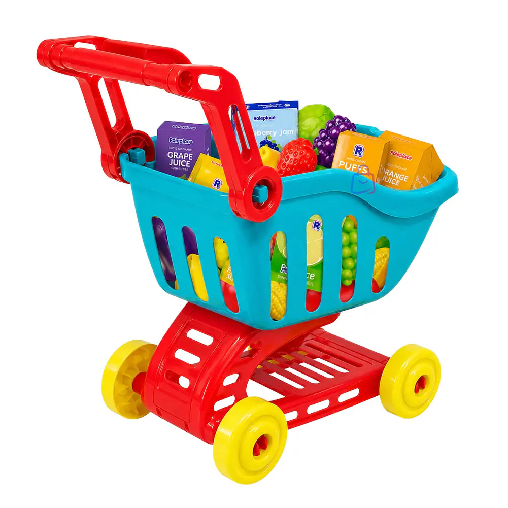 Carrito Compras Infantil 25 Accesorios Supermercado - PS 3