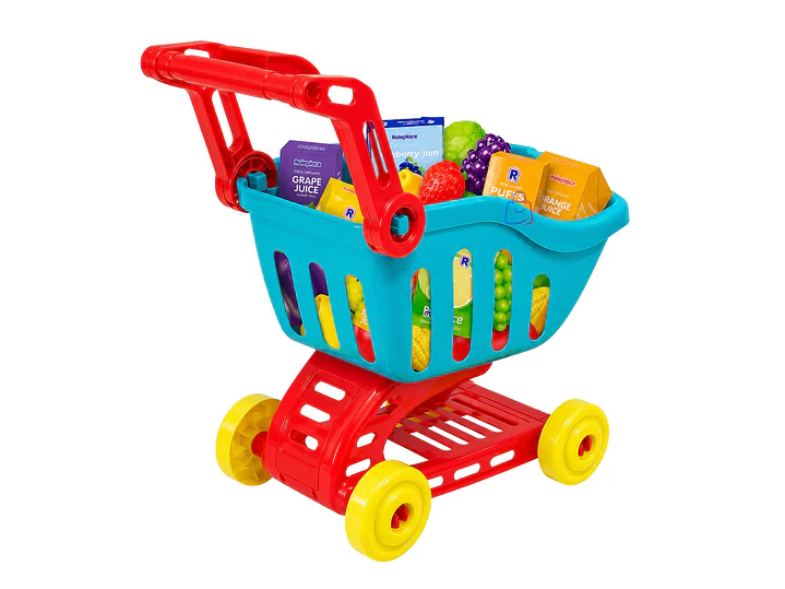 Carrito Compras Infantil 25 Accesorios Supermercado - PS 3