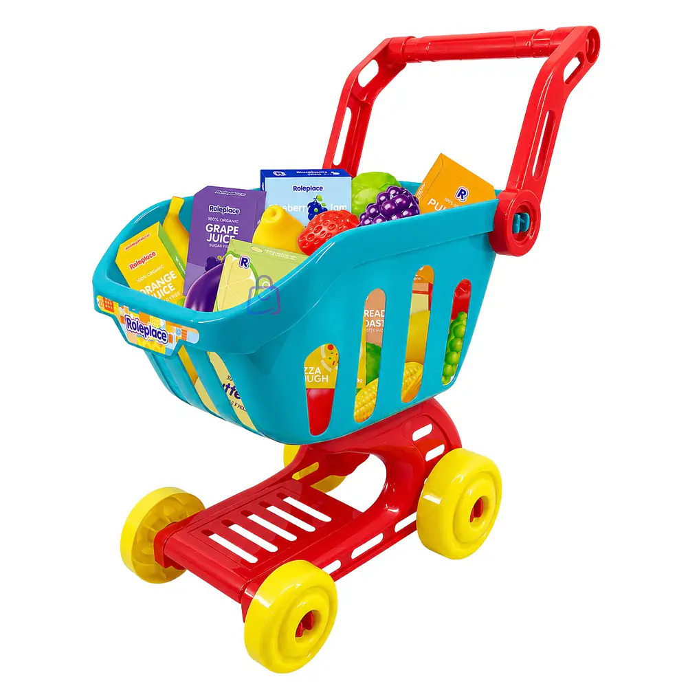 Carrito Compras Infantil 25 Accesorios Supermercado - PS 1