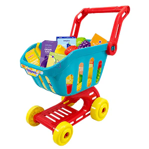 Carrito Compras Infantil 25 Accesorios Supermercado - PS