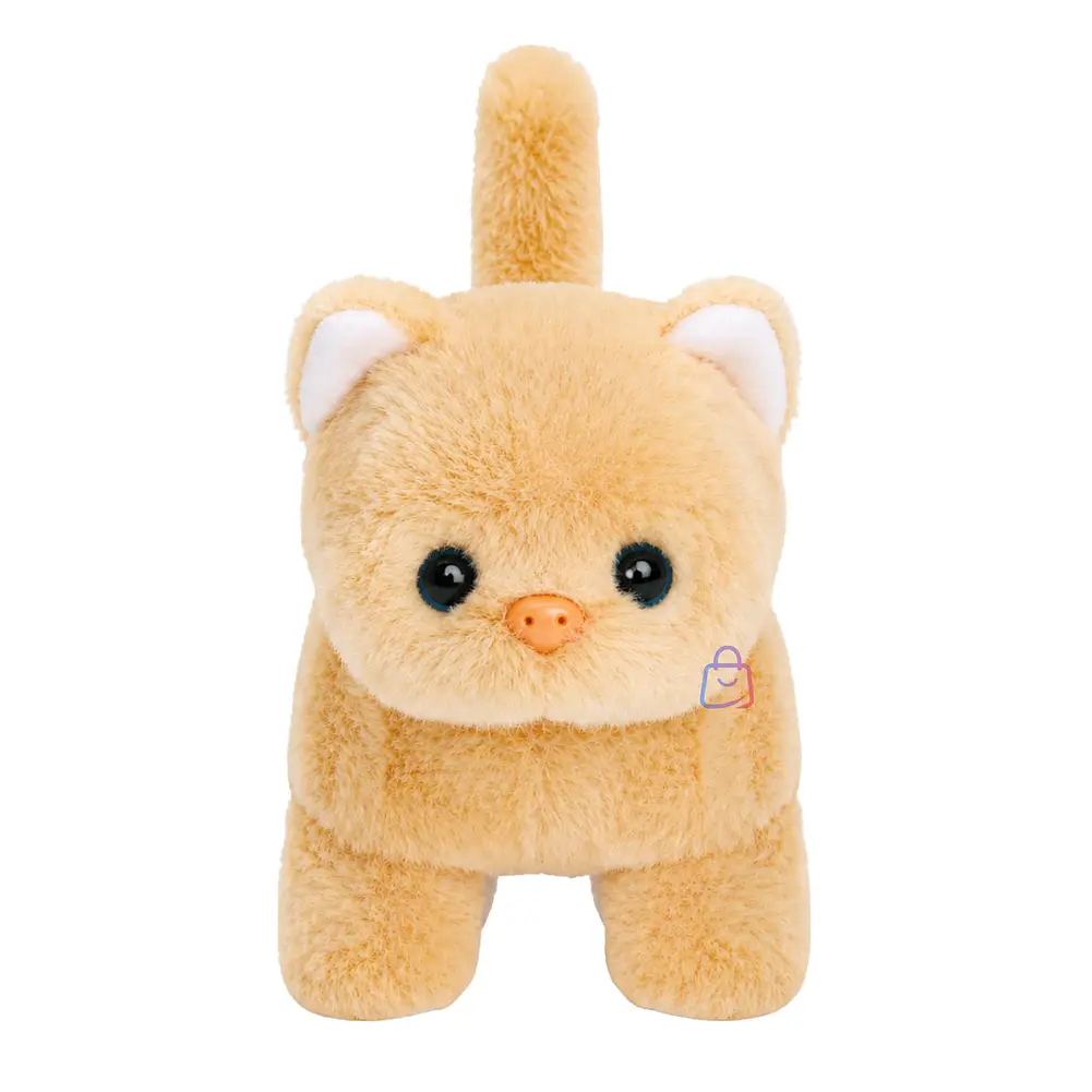 Peluche Gato Interactivo Amarillo Sonido Movimiento - PS 2