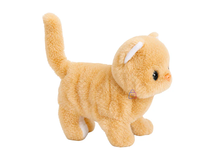Peluche Gato Interactivo Amarillo Sonido Movimiento - PS 3
