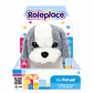 Peluche Perro Interactivo Gris Sonido Movimiento - PS - Miniatura 1