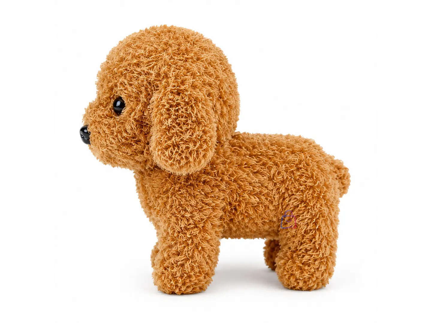 Peluche Perro Interactivo Rulos Café Sonido Movimiento - PS 2