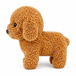 Peluche Perro Interactivo Rulos Café Sonido Movimiento - PS