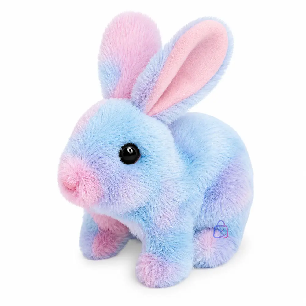 Peluche Conejo Interactivo Multicolor Sonido Movimiento - PS 3