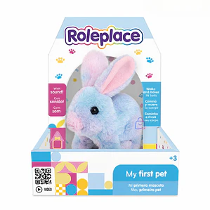 Peluche Conejo Interactivo Multicolor Sonido Movimiento - PS