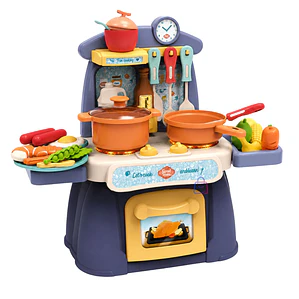 Cocina De Juguete Con Luz Y Sonido 26 Accesorios - PS