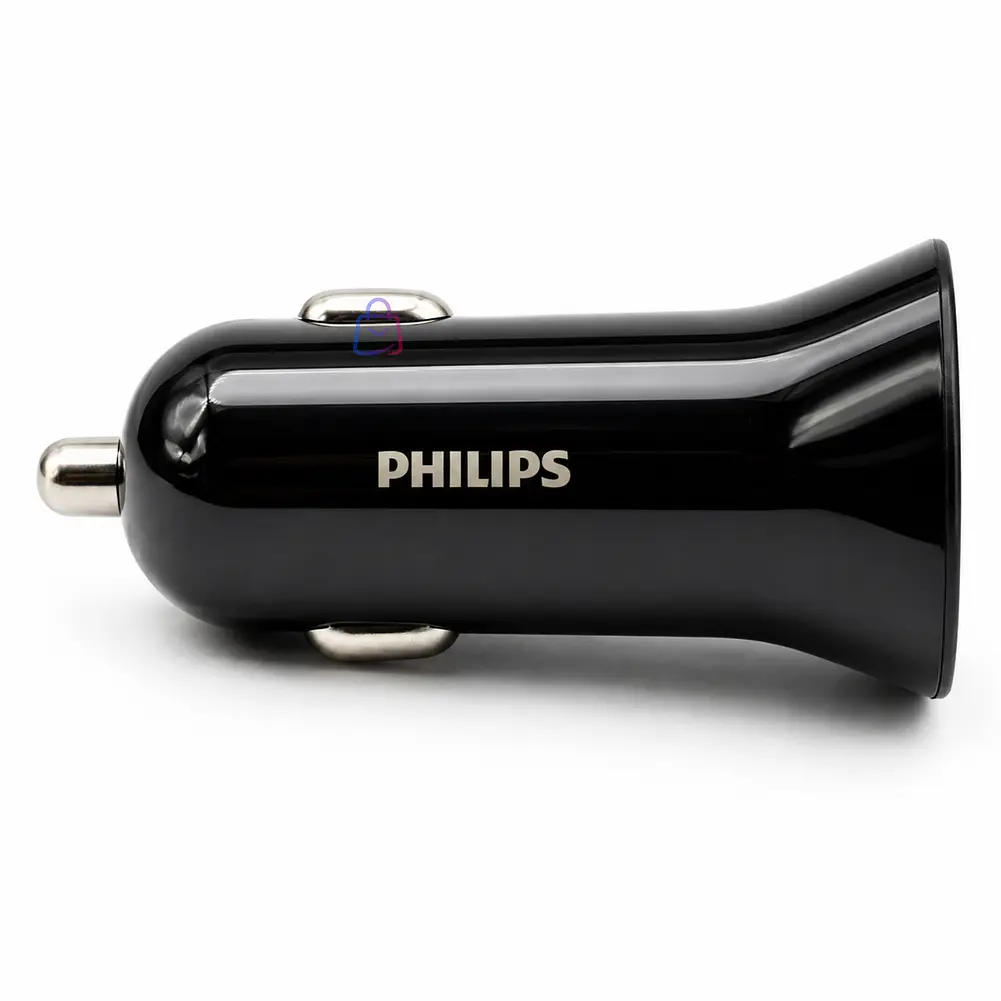 Cargador Auto Philips 12V 12W Dual USB - PS 3