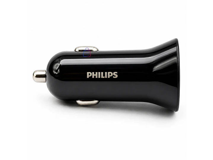 Cargador Auto Philips 12V 12W Dual USB - PS 3