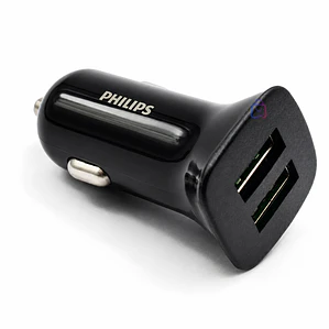 Cargador Auto Philips 12V 12W Dual USB - PS