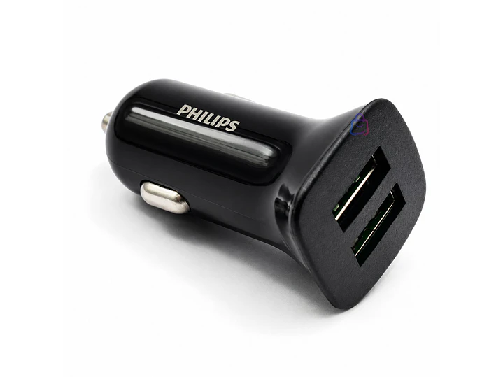 Cargador Auto Philips 12V 12W Dual USB - PS 1